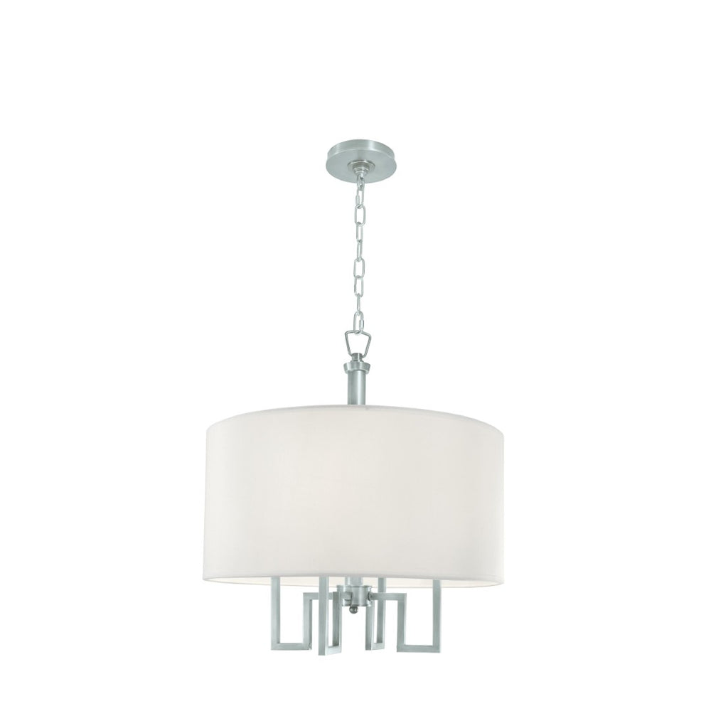 Atlas Maya 20" Wide 4-Light Chandelier - Elegant Brushed Nickel Fixture for Timeless Home Décor Style CL11240-NK
