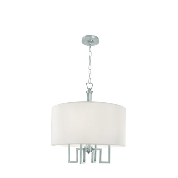 Atlas Maya 20" Wide 4-Light Chandelier - Elegant Brushed Nickel Fixture for Timeless Home Décor Style CL11240-NK