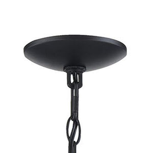Atlas Meadowview 3-Light Chandelier - Elegant Modern Design for Dining Rooms and Living Spaces, Stylish Illumination Matte Black 36'' CL11243-BK