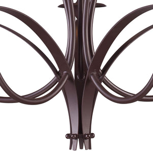 Atlas Medford 26'' Wide 5-Light Chandelier - Elegant Oiled Bronze Design for Timeless Home Illumination CL11244-BZ