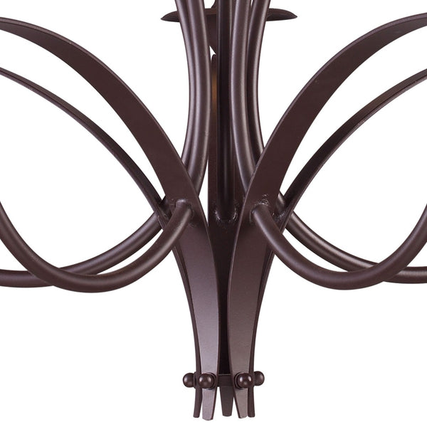 Atlas Medford 26'' Wide 5-Light Chandelier - Elegant Oiled Bronze Design for Timeless Home Illumination CL11244-BZ