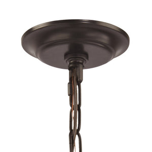 Atlas Natural Rope 24'' Wide 4-Light Chandelier - Rustic Coastal Elegance for Dining and Living Spaces Oil Rubbed Bronze CL11266-BZ