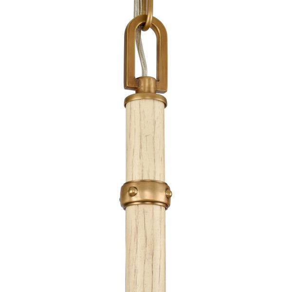 Atlas Neville 5-Light Chandelier - Elegant Indoor Lighting with Swooping Arms for Dining Rooms and Foyers Natural Brass 34'' CL11270-BS