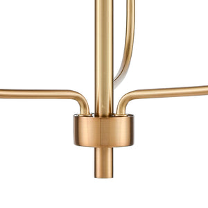Atlas Newland 3-Light Chandelier - Timeless French Country Design for Elegant Indoor Illumination Satin Brass 17'' CL11271-BS