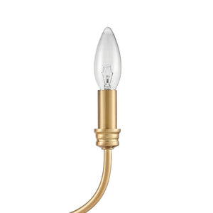 Atlas Newland 3-Light Chandelier - Timeless French Country Design for Elegant Indoor Illumination Satin Brass 17'' CL11271-BS