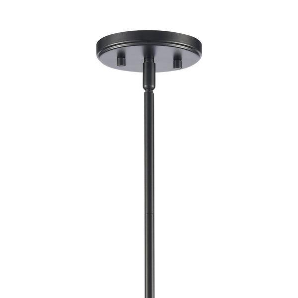 Atlas Newland 3-Light Chandelier - Timeless French Country Design for Elegant Indoor Illumination Matte Black 21'' CL11272-BK