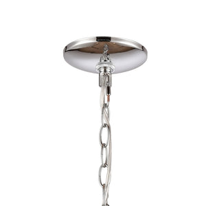 Atlas Oakland 3-Light Chandelier - Contemporary Elegance with Clear Glass Shades for Modern Interiors Chrome 19'' CL11277-CH