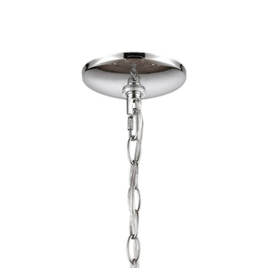 Atlas Oakland 3-Light Chandelier - Contemporary Elegance with Clear Glass Shades for Modern Interiors Chrome 25'' CL11278-CH