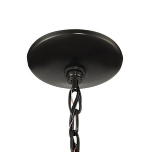 Atlas Palacial Crystal Cascade Chandelier - Elegant 6-Light Fixture for Modern Dining Rooms & Foyers Oil Rubbed Bronze 20'' CL11284-BZ