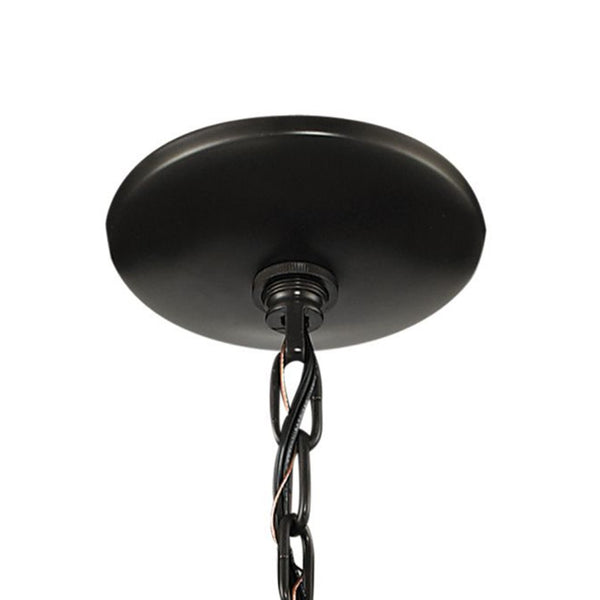 Atlas Palacial Crystal Cascade Chandelier - Elegant 6-Light Fixture for Modern Dining Rooms & Foyers Oil Rubbed Bronze 20'' CL11284-BZ