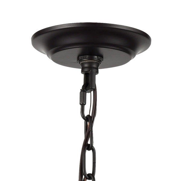 Atlas Pascal 21'' 4-Light Chandelier - Midcentury Modern Design with Natural Ash Wood & Bronze Accents CL11292-NA