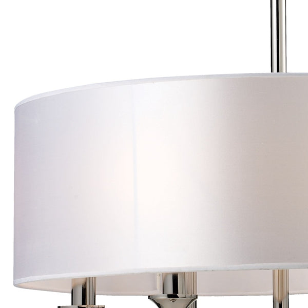 Atlas Pembroke 24'' Wide 6-Light Chandelier - Elegant Polished Nickel Design for Dining & Living Spaces CL11293-NK