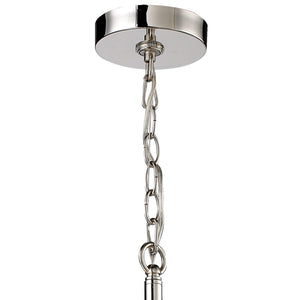 Atlas Pembroke 24'' Wide 6-Light Chandelier - Elegant Polished Nickel Design for Dining & Living Spaces CL11293-NK