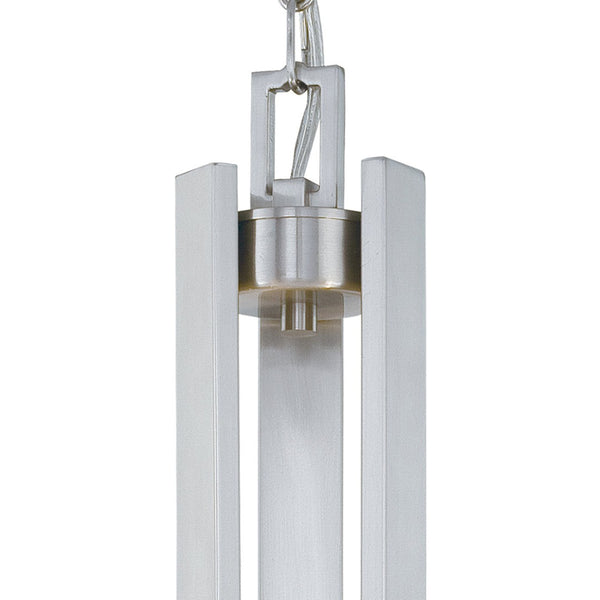 Atlas Pendenza 20" Wide 3-Light Chandelier - Transitional Brushed Nickel with Fabric & Glass Shades CL11294-NK