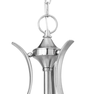 Atlas Prestige 26.5'' Wide 3-Light Chandelier in Brushed Nickel - Elegant Tulip Glass Shades & Versatile Design CL11301-NK