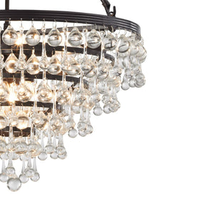 Atlas Ramira 19" Wide 6-Light Chandelier - Elegant Oil Rubbed Bronze Fixture for Contemporary Spaces CL11305-BZ