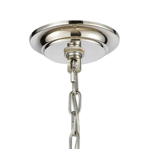 Atlas Rapid 20'' Wide 3-Light Chandelier - Modern Elegance with Crystal Detailing in Polished Nickel Finish CL11306-NK