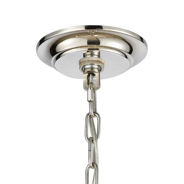 Atlas Rapid 20'' Wide 3-Light Chandelier - Modern Elegance with Crystal Detailing in Polished Nickel Finish CL11306-NK
