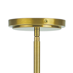 Atlas Ray 25.25'' Wide 4-Light Chandelier in Aged Brass - Modern Elegance for Dining & Living Spaces CL11307-BZ