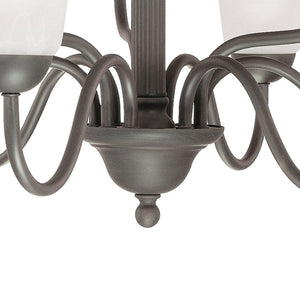 Atlas Riva 32" Wide 9-Light Chandelier - Timeless Painted Bronze Elegance for Classic Interiors CL11314-BZ