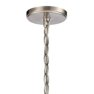 Atlas Rotunde Modern Globe Chandelier - 4-Light Fixture with Elegant Two-Tone Finish for Stylish Spaces Beechwood 18'' CL11317-BN