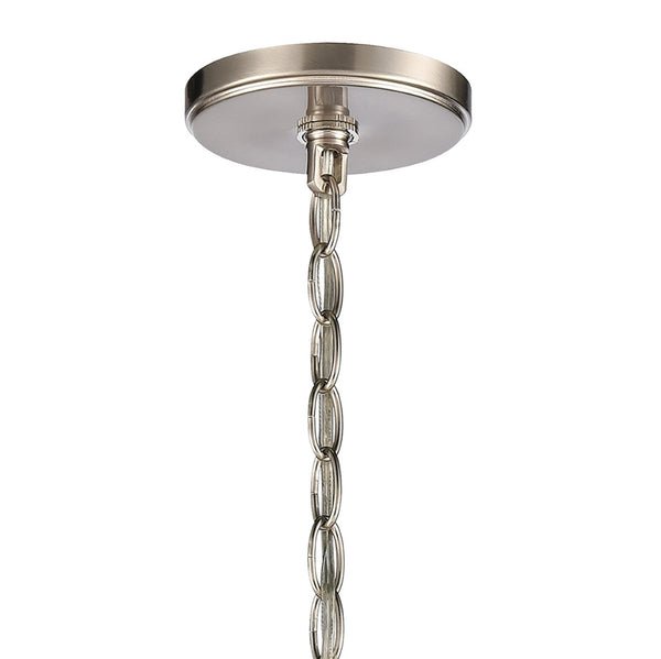 Atlas Rotunde Modern Globe Chandelier - 4-Light Fixture with Elegant Two-Tone Finish for Stylish Spaces Beechwood 18'' CL11317-BN