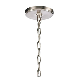 Atlas Rotunde Modern Globe Chandelier - 4-Light Fixture with Elegant Two-Tone Finish for Stylish Spaces Beechwood 38'' CL11319-BN