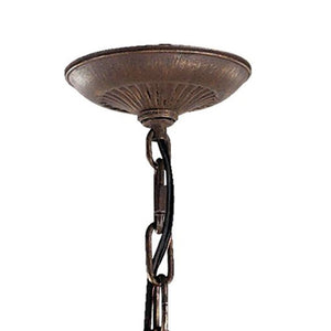 Atlas Sagemore 37'' Wide 12-Light Chandelier - Rustic Bronzed Elegance with Crystal Accents & Vines CL11321-BZ