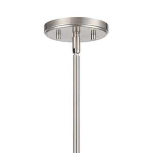 Atlas Saginaw 6-Light Chandelier - Elegant French Country Design for Dining Rooms and Living Spaces Satin Nickel 18'' CL11322-NK