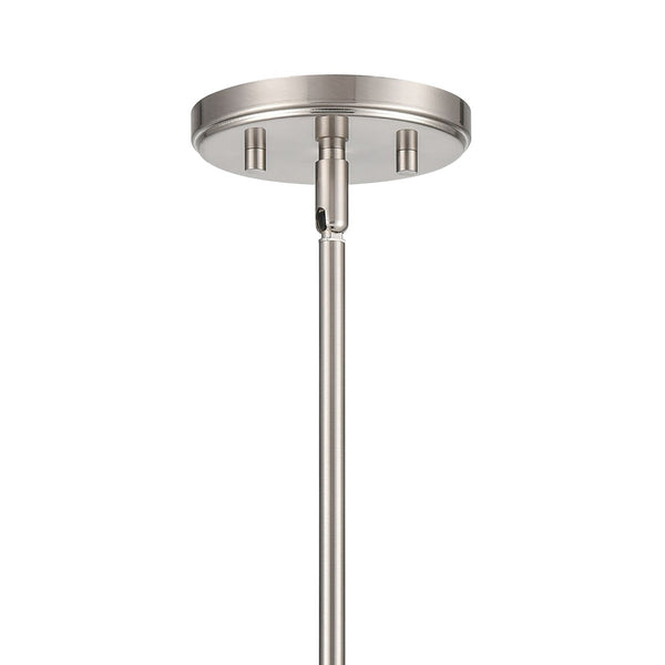 Atlas Saginaw 6-Light Chandelier - Elegant French Country Design for Dining Rooms and Living Spaces Satin Nickel 18'' CL11322-NK