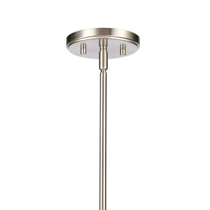 Atlas Saginaw 6-Light Chandelier - Elegant French Country Design for Dining Rooms and Living Spaces Satin Nickel 34'' CL11323-NK