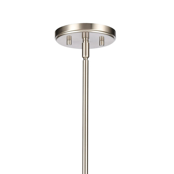 Atlas Saginaw 6-Light Chandelier - Elegant French Country Design for Dining Rooms and Living Spaces Satin Nickel 34'' CL11323-NK