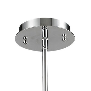 Atlas Saturn 24" Wide 6-Light Chandelier - Polished Chrome Finish, Celestial Design for Modern Interiors CL11324-CH