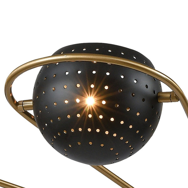 Atlas Scarab 47'' Wide 8-Light Chandelier - Handcrafted Satin Brass Design for Stunning Indoor Ambiance CL11325-BS