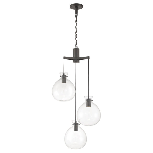 Atlas Selina 22" Wide LED Chandelier in Oil Rubbed Bronze - Elegant Modern Lighting for Home Decor CL11329-BZ