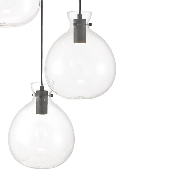 Atlas Selina 22" Wide LED Chandelier in Oil Rubbed Bronze - Elegant Modern Lighting for Home Decor CL11329-BZ