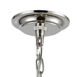 Atlas Sprigny 25'' Wide 6-Light Chandelier - Modern Starburst Design with Exquisite Crystal Accents Polished Nickel CL11341-NK