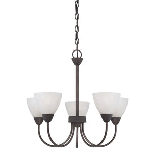 Atlas Tia 3-Light Chandelier - Elegant Transitional Design for Dining Rooms, Kitchens, and Living Spaces Painted Bronze 22.5'' CL11361-BZ