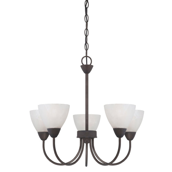 Atlas Tia 3-Light Chandelier - Elegant Transitional Design for Dining Rooms, Kitchens, and Living Spaces Painted Bronze 22.5'' CL11361-BZ