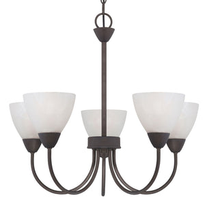 Atlas Tia 3-Light Chandelier - Elegant Transitional Design for Dining Rooms, Kitchens, and Living Spaces Painted Bronze 22.5'' CL11361-BZ
