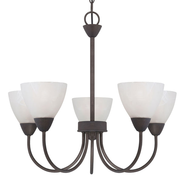 Atlas Tia 3-Light Chandelier - Elegant Transitional Design for Dining Rooms, Kitchens, and Living Spaces Painted Bronze 22.5'' CL11361-BZ