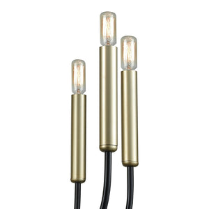 Atlas Transatlantique 34" Wide 10-Light Chandelier - Victorian Elegance with Modern Minimalist Touches CL11364-BK