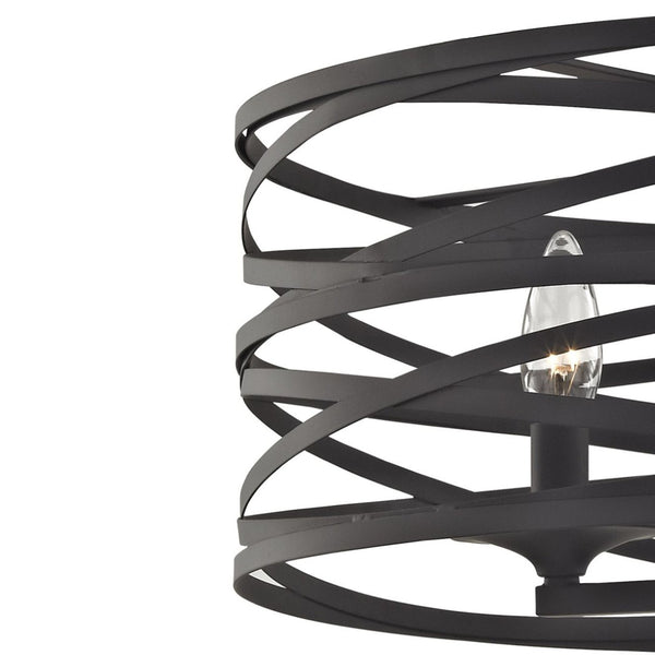 Atlas Vorticy 20'' Wide 4-Light Chandelier - Bold Oil Rubbed Bronze Fixture for Modern Elegance & Style CL11388-BZ