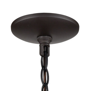 Atlas West End 3-Light Chandelier - Contemporary Elegance with Cylindrical Glass Shades for Any Space Oil Rubbed Bronze CL11390-BZ