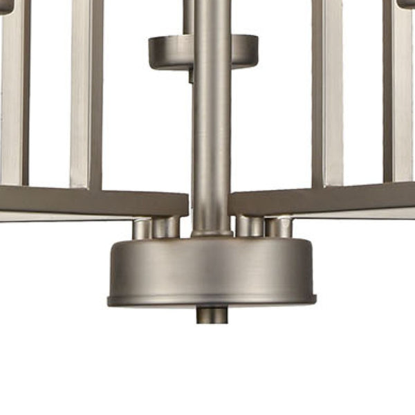 Atlas West End 20" Wide 5-Light Chandelier - Contemporary Elegance for Dining and Living Spaces Brushed Nickel CL11391-NK