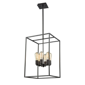 Atlas Williamsport 14'' Wide 6-Light Chandelier - Elegant Transitional Design for Dining and Living Spaces Oil Rubbed Bronze CL11397-BZ