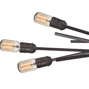 Atlas Xenia Chandelier - Contemporary 6-Light Linear Fixture with Adjustable Arms for Stunning Spaces Oil Rubbed Bronze 31'' CL11407-BZ