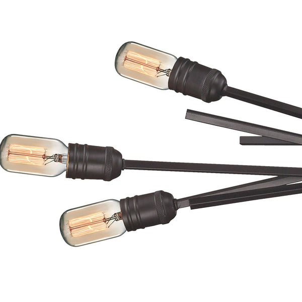 Atlas Xenia Chandelier - Contemporary 6-Light Linear Fixture with Adjustable Arms for Stunning Spaces Oil Rubbed Bronze 31'' CL11407-BZ