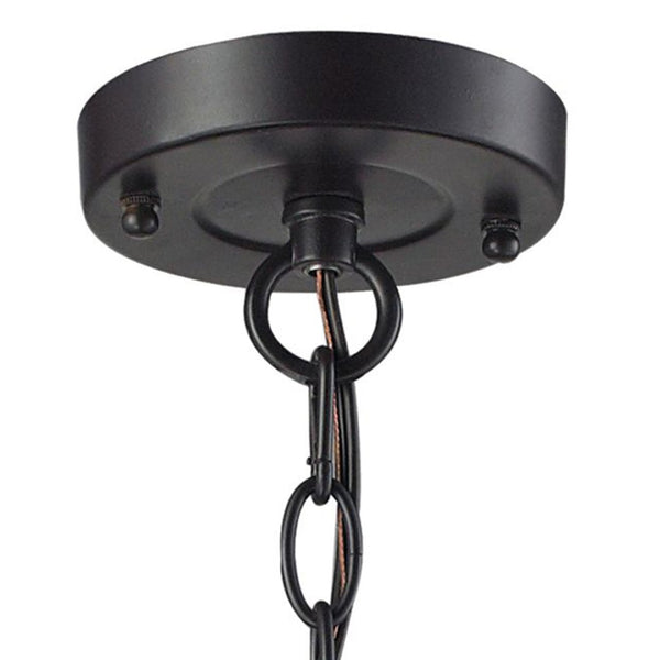 Atlas Yardley 3-Light Chandelier – Vintage-Inspired Cage Design for Timeless Elegance in Any Room Oil Rubbed Bronze 16'' CL11410-BK