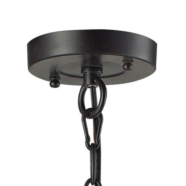 Atlas Yardley 3-Light Chandelier – Vintage-Inspired Cage Design for Timeless Elegance in Any Room Oil Rubbed Bronze 23'' CL11411-BK